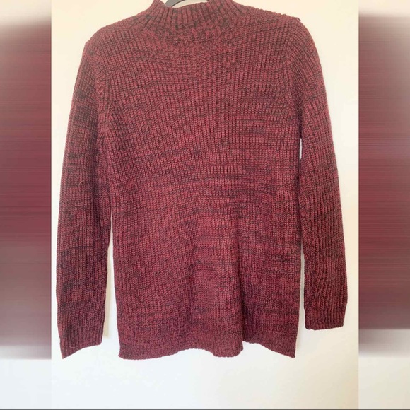 Choker Neck Oversized Sweater - Picture 2 of 5